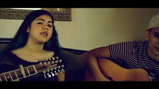 Video thumbnail of "Katia Saavedra y  Uriel Barrera - Cover "Me la Avente""