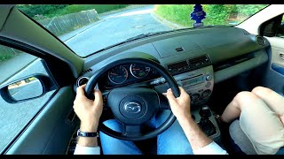 2004 Mazda 2 [1.4  80 HP] 0100 Acceleration | Top Speed Autobahn | POV Test Drive