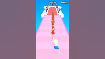 Girl Stack Game Level 497 Gameplay #games #shorts