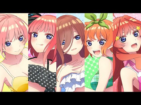 『五等分の花嫁∬　～夏の思い出も五等分～』（Switch/PS4）OPムービー