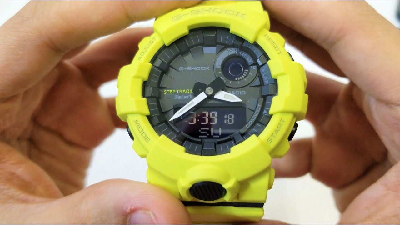 Beautiful Casio G-Shock Bluetooth Gba-800-9A Unboxing (Amazing Color) -  Youtube