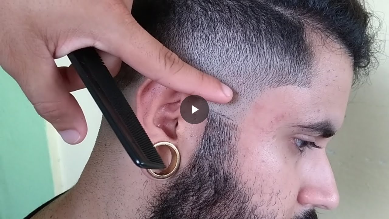 Diferença entre degrade da zero para o navalhado! Saca só?! #barbersho