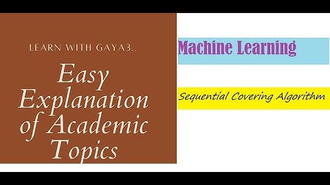 SEQUENTIAL_COVERING Algorithm