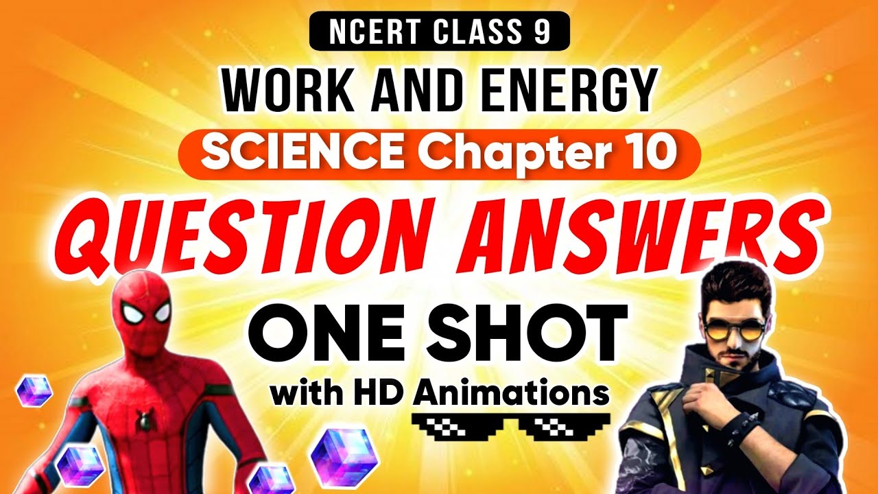 ⚡Work and Energy | Dav Class 9 Science Chapter 10 Question Answer ...