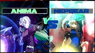 BBTag | Anima (Labrys/Aegis) Vs NepGear (Aegis/Nine)