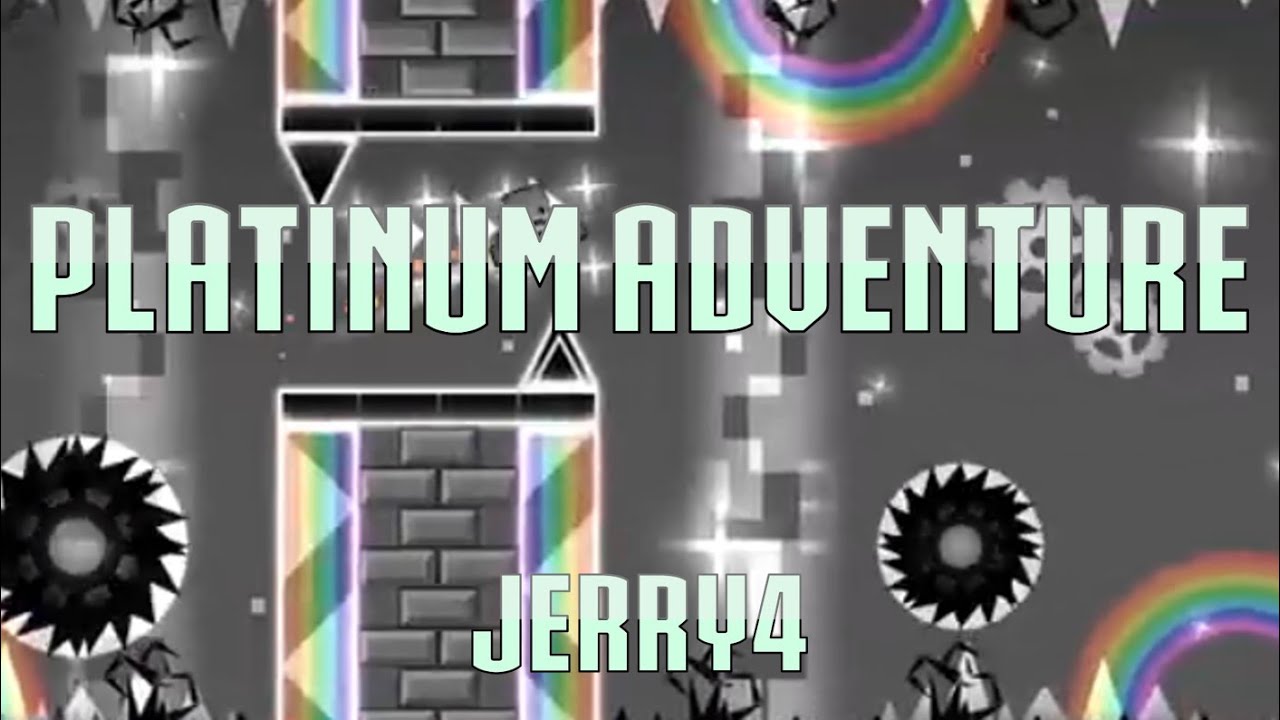 Platinum Adventure Easy Demon By Jerry4 100 Geomtry Dash 
