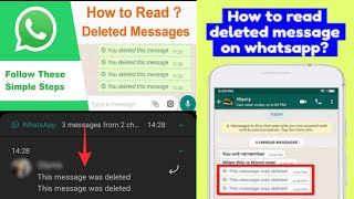 HOW TO READ DELETED MESSAGE | RECOVER DELETE MESSAGES | WHATSAPP | FACEBOOK | INSTAGRAM & ALL | 👍👍👍👍 screenshot 1