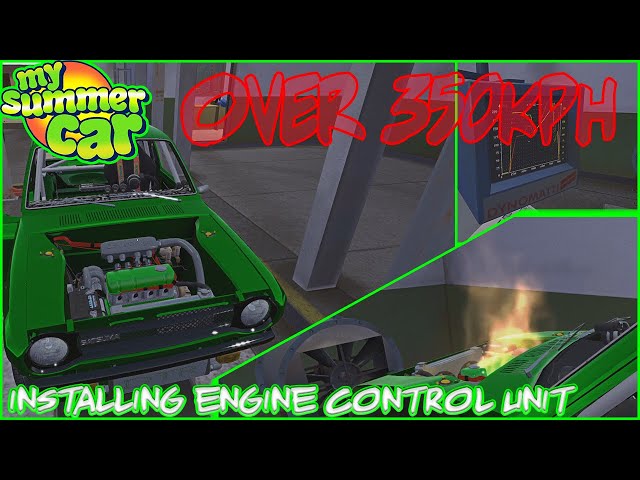 NEWEST TURBO - ECU - FUEL MAP - RED CABLES - My Summer Car Story