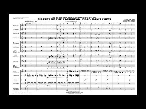 Pirates of the Caribbean - Dead Manu0027s Chest by Hans Zimmer/arr. Paul Lavender
