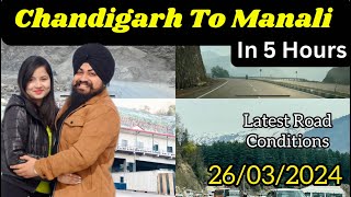 Chandigarh To Manali Road Trip Latest Vlog 2024 | 5 Hours Non- Stop | Ep-1 Mehram Nancy Vlogs