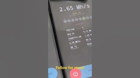Verus mining using Android phones