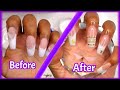 Classic Pink & White Nails | Reverse Smile Line | 3️⃣ Ways To Choose Nude Acrylic