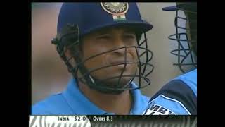 Sachin Vs Caddick | Sachin's Biggest Six against England in 2003 WC | Sachin Six of Caddick