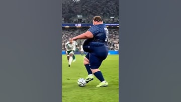 ai generated video fat boy soccer