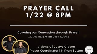 Generation Now Inc. - January Prayer Call