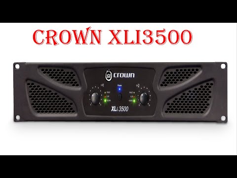 Crown XLi3500 Overview - Crown XLi3500 Power Amplifier Crown XLI 3500 Amplifier review Bengali