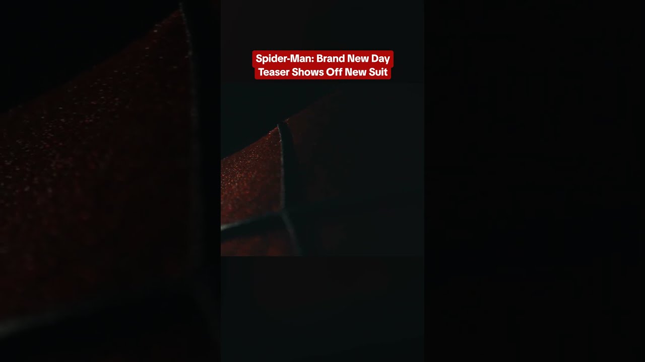 Tom Holland S New Spider Man Suit Has RAISED WEBBING Spiderman Marvel Sony Movie Teaser