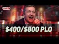 400800 plo with tonyg high stakes poker