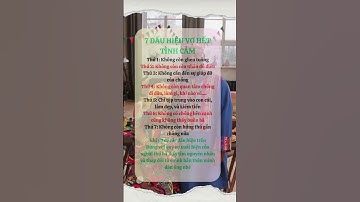 7 dấu hiệu vợ hết tình cảm.