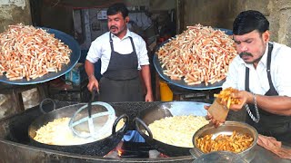 Huge French Fries Making Factory | People Are Crazy For Street French Fries @KhandaniStreetFood