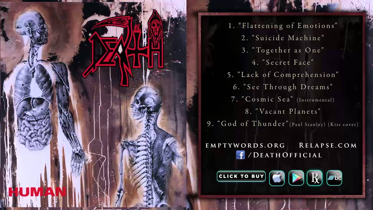 DEATH - &#39;HUMAN&#39; Reissue (Full Album Stream) - YouTube