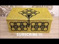 How to Reuse cardboard boxes into jewelry box