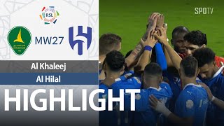 [SPL] Al Khaleej vs Al Hilal H/L | MW27 | Saudi Pro League 2023/24
