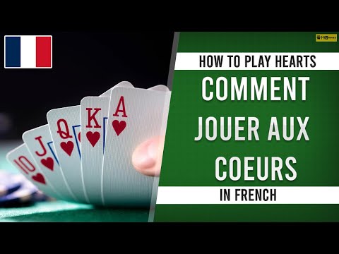 Comment jouer au jeu de cartes Hearts | apprendre les règles du jeu de cartes Hearts| Hearts French