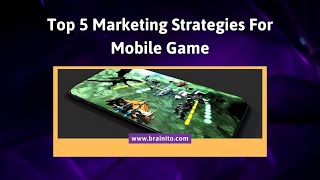 Marketing Strategies For Mobile Game screenshot 1