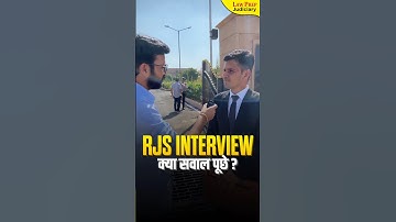RJS Interview 2024 | Student Reaction #shorts #rjs #rjsinterview