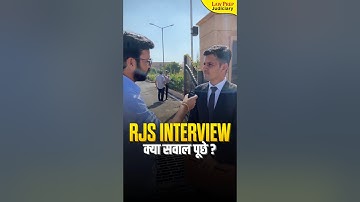 RJS Interview 2024 | Student Reaction #shorts #rjs #rjsinterview