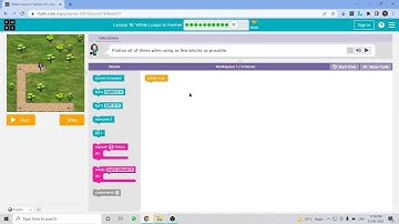 L16-11 |Code.org | Express-2021 | Lesson 16: While Loops in Farmer | level 11