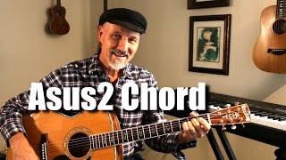 Asus2 Chord - A sustained 2 chord - Guitar Lesson