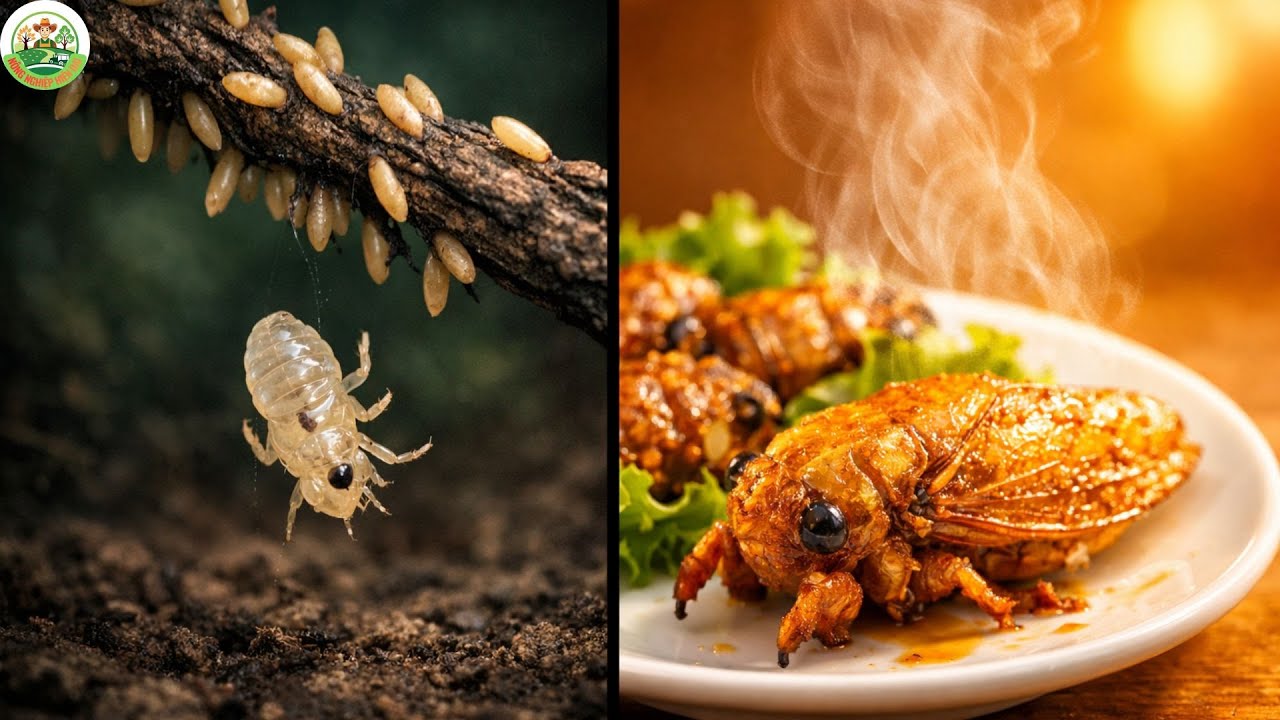 Vòng Đời Ve Sầu Bí Ẩn Từ Trứng Đến Món Ăn Khiến Ai Cũng Bất Ngờ