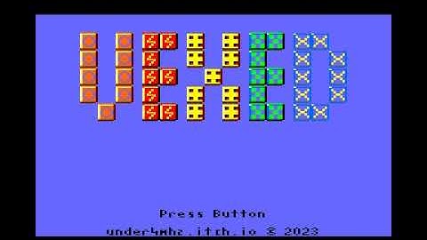 AMSTRAD CPC += VEXED =+ NEW GAME 2023