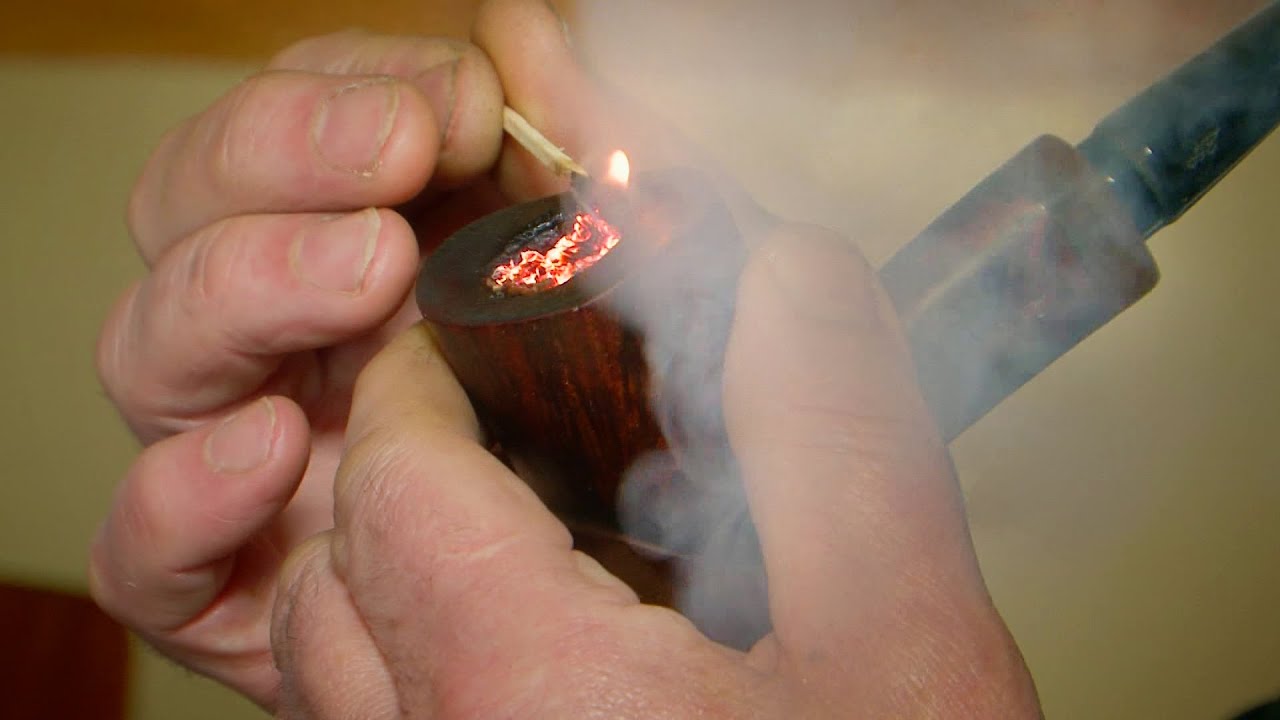 Pfeife paffen in guter Gesellschaft