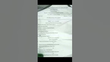 B.Sc., Computers-Database management system-3rd semester| SVU | HSR Bioinfo #shorts