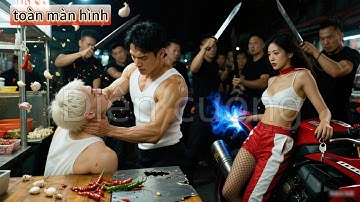 Chủ quán ăn vỉa hè bị côn đồ bắt nạt, ai ngờ là Chiến Thần ra tay, cả đám quỳ xin tha!