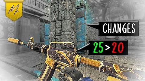 CS:GO Update "kinda" nerfs M4-S & Big Map Changes