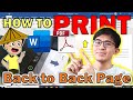 HOW TO PRINT MS WORD AND PDF MODULES IN BACK TO BACK PAGES | SAVE PAPER & INK USING 2-SIDED PRINTING