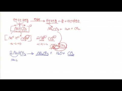 탄산수소나트륨열분해화학반응식