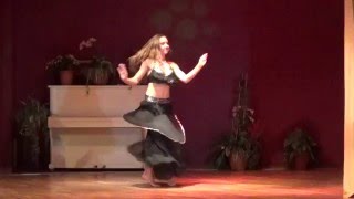 Восточный танец (bellydance solo) - Яна Кривошей - Рождественская Сахара-2015 (Сумы)(Восточный танец (bellydance solo) - исполняет Яна Кривошей. Праздничный концерт 