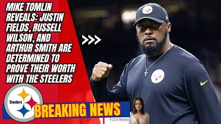 NOW!!! Mike Tomlin's Explosive Reveal: Justin Fields, Russell Wilson, and Arthur Smith..