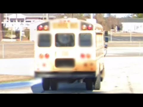 Tour Of School Buses At Cumberland Mills Elementary School