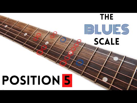 The BLUES SCALE Position 5  ALL Blues Scale Positions for Guitar