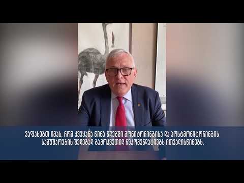 ანდერს კნაპემ ევროსაბჭოს მინისტრთა კომიტეტის თავმჯდომარეობის ფარგლებში საქართველოს მუშაობა შეაფასა