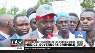 Governors hit out at striking doctors, threaten to sue them if the doctors fail to return to work