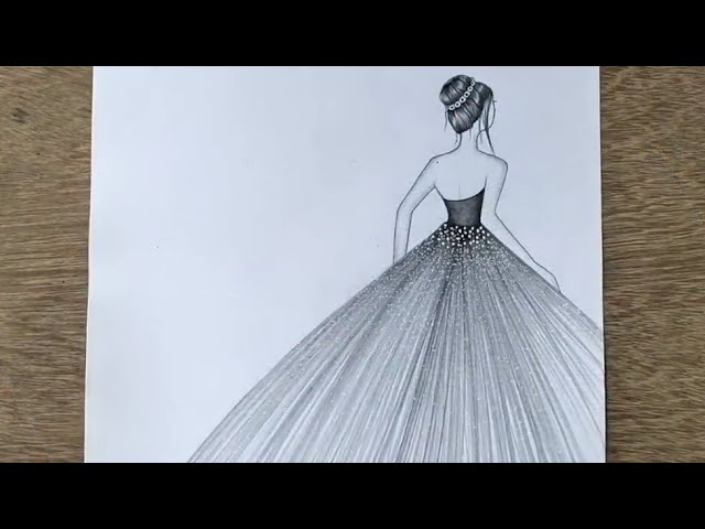 Girl drawing||How to draw a fashion Girl|| dress dasigan drawing model||barbie||Drawing