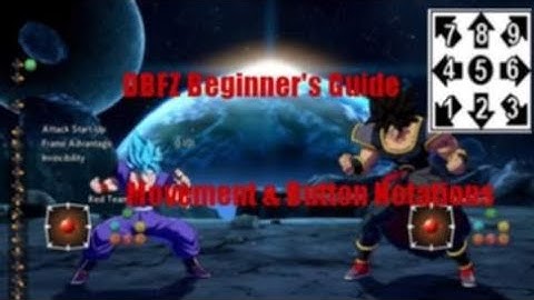 DBFZ Movement & Button Notations Guide