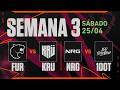 FUR x KRU | NRG x 100T |  VCT Americas Etapa 1 | Semana 3 - Dia 2